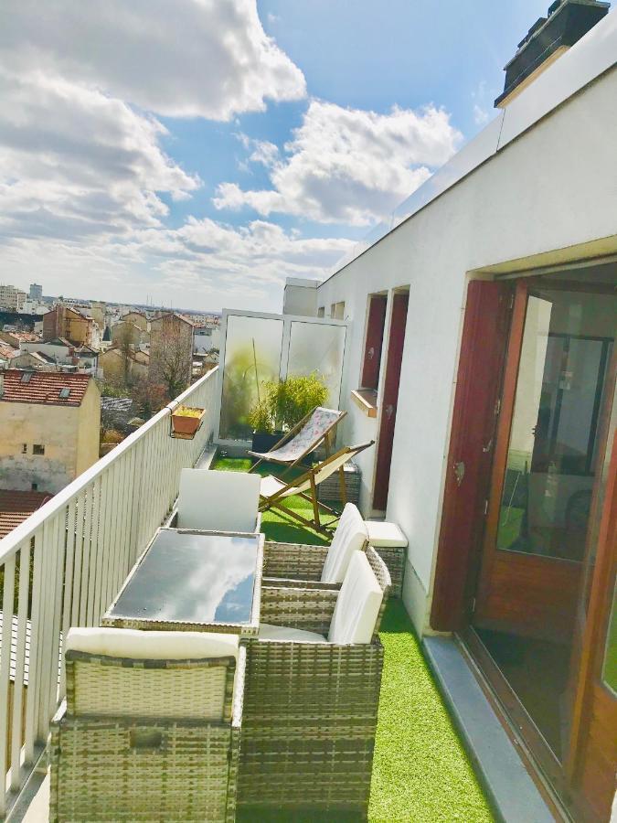 Superior Apartment - Last Floor With Nice View - Next To Metro Croix De Chavaux Line 9 Montreuil  Extérieur photo